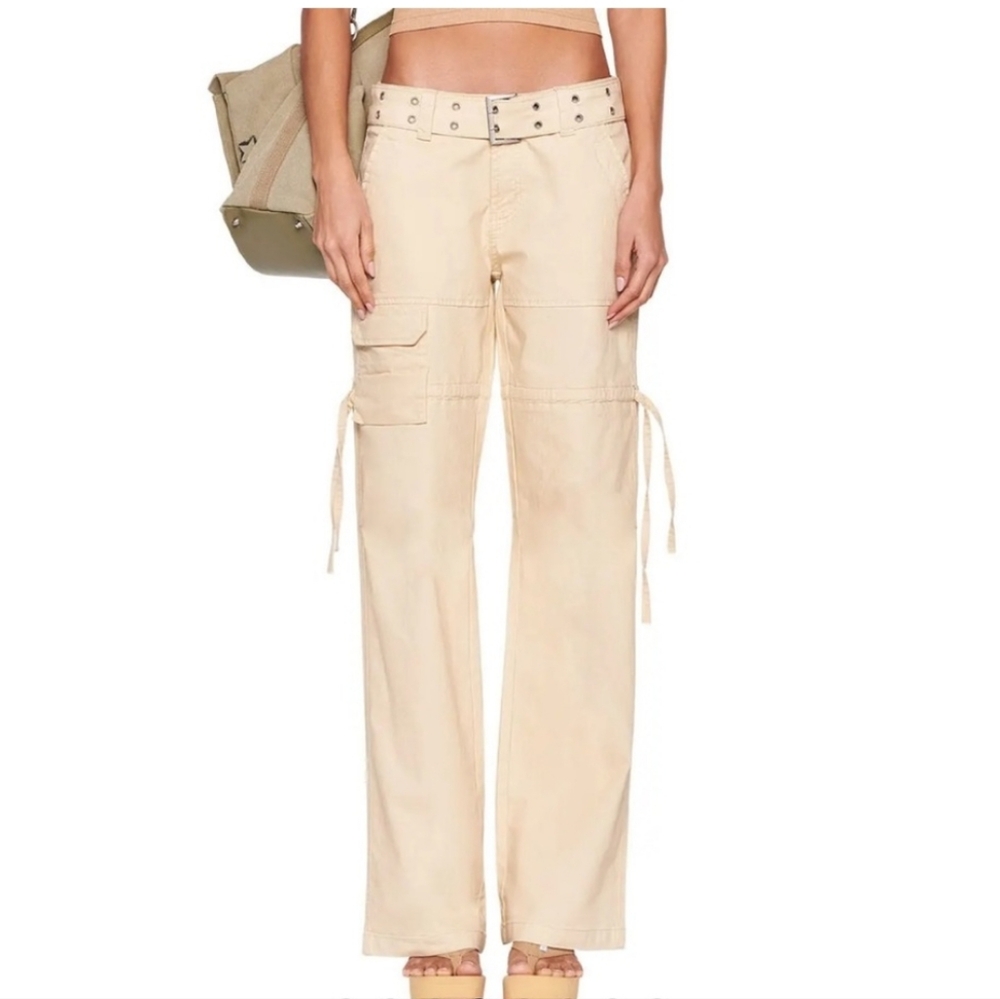 I.AM.GIA NAIMA Cargo Pant In Tan Women's XS NWT